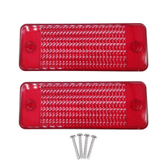 2PCS Red Rear Tail Light Lens Replacement 6672276 ELJ50-0416 E-6672276 6672276 Compatible With Bobcat Skid Steer Loader A300 S100 S130 S150 T110 T140 T180 T190 T200 T250