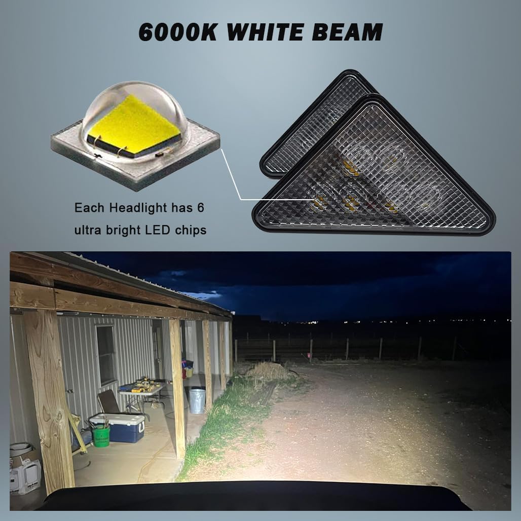 30W LED Light Kit Headlights For Bobcat 751 753 763 773 863 864 873 883