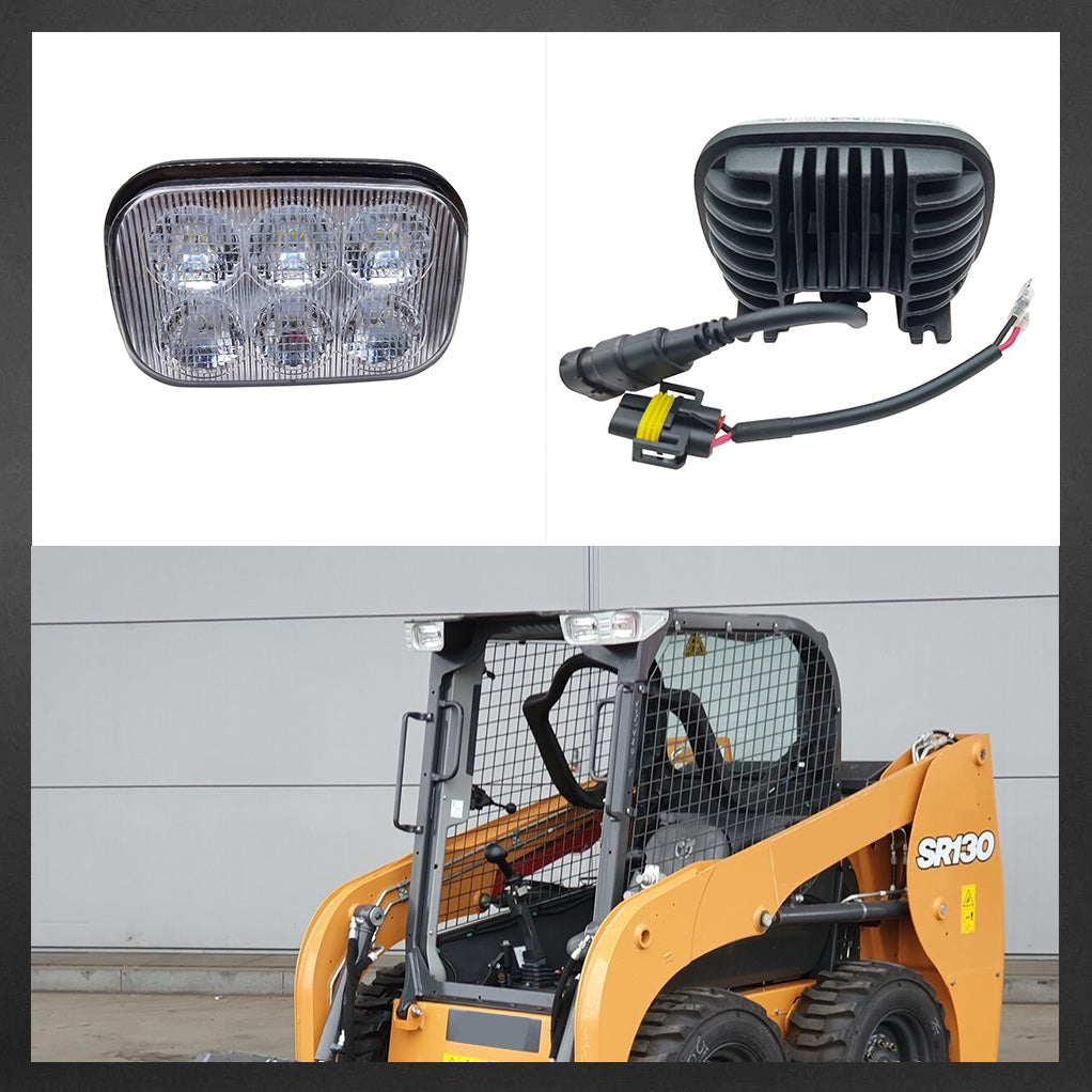 LED Work Light Flood Beam Compatible With Case SR130 SR200 SR175 TV380 SR250 SV250 SR150 TR270 TR320 SV185 SV300 SR220 New Holland L213 C238 L215 C227